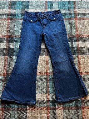 BDG Urban Outfitters Saddle Seat Wide Leg Jeans
